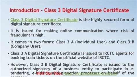 Understanding Class 1, Class 2, and Class 3 Digital Signature .